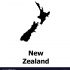 New zealand map icon. Simple illustration of new zealand map vector icon for web